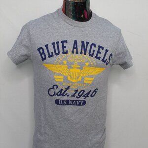 US Navy Blue Angels Graphic Tshir Adult Small